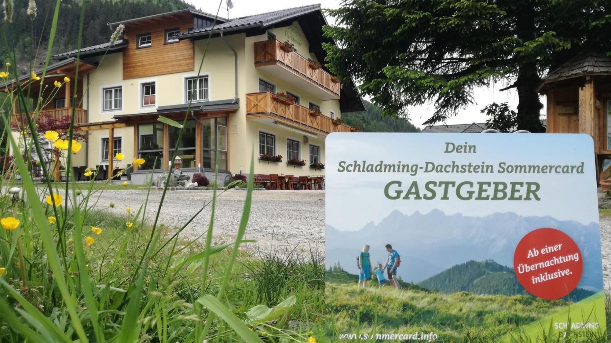 Familien&Wander-Pension Purkhardt Donnersbachwald Exterior foto